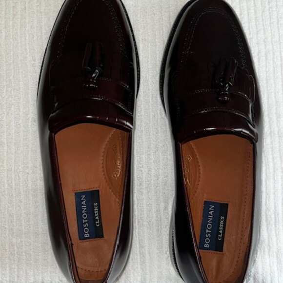 Bostonian Men's Shoes burgundy leather size 11.5 M.
